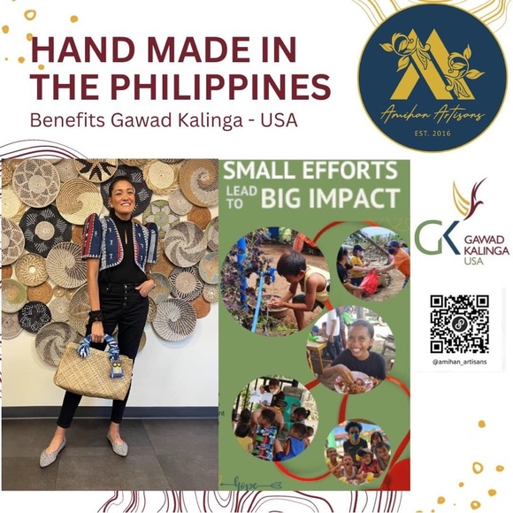 Filipiniana Handwoven Bolero Gray Red - Picture 6 of 6